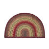 Homespice Jute Braided Rug Red Half Round 16 X 25 Area Rug 532121 816-130024 Thumb 0