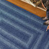 Homespice Jute Braided Rug Blue Oval 18 X 26 Area Rug 501684 816-130045 Thumb 1