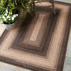Homespice Ultra Durable Braided Rug Brown Oval 40 X 60 Area Rug 303127 816-130062 Thumb 1
