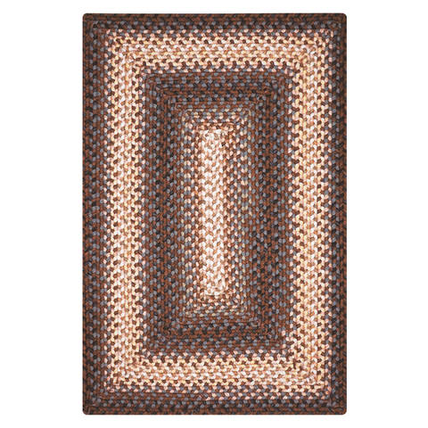 Homespice Ultra Durable Braided Rug Brown 23 X 39 Area Rug 310125 816-130068 Image 0