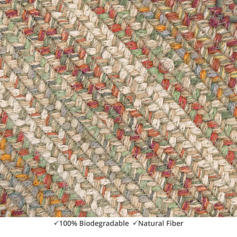 Homespice Jute Braided Rug Beige 23 X 39 Area Rug 512079 816-130107 Image 2
