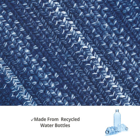 Homespice Ultra Wool Braided Rug Blue 50 X 80 Area Rug 714114 816-130117 Image 2