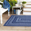 Homespice Ultra Wool Braided Rug Blue 50 X 80 Area Rug 714114 816-130117 Thumb 1