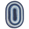 Homespice Ultra Durable Braided Rug Blue Oval 20 X 30 Area Rug 301222 816-130122 Thumb 0