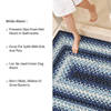 Homespice Ultra Durable Braided Rug Blue 50 X 80 Area Rug 314222 816-130134 Thumb 5