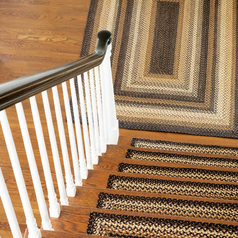 Homespice Jute Braided Rug Black 23 X 39 Area Rug 512215 816-130149 Image 1