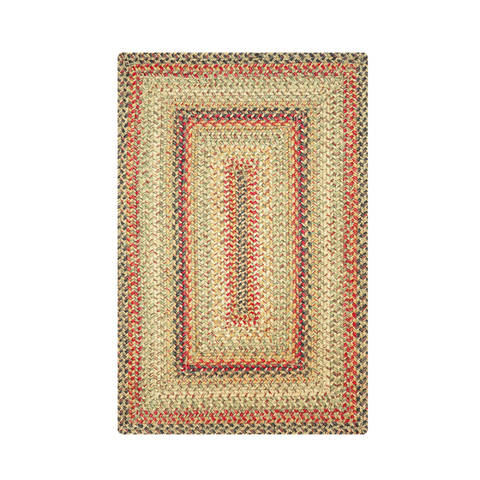 Homespice Jute Braided Rug Multicolor 80 X 100 Area Rug 516091 816-130168 Image 0
