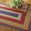 Homespice Cotton Braided Rug Red 80 X 100 Area Rug 416049 816-130186 Thumb 1