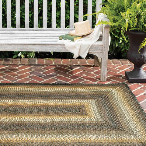 Homespice Ultra Wool Braided Rug Black 60 X 90 Area Rug 715012 816-130195 Image 1