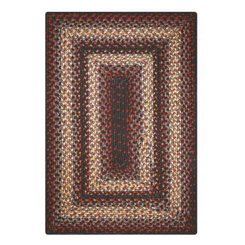 Homespice Ultra Durable Braided Rug Black 23 X 39 Area Rug 310248 816-130227 Image 0