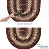 Homespice Ultra Durable Braided Rug Black Oval 18 X 26 Area Rug 321244 816-130236 Thumb 3