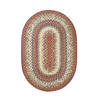 Homespice Cotton Braided Rug Red Oval 23 X 39 Area Rug 400079 816-130238 Thumb 0