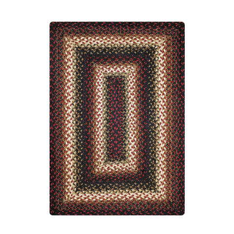 Homespice Jute Braided Rug Black 60 X 90 Area Rug 515568 816-130310 Image 0