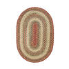 Homespice Cotton Braided Rug Red Oval 26 X 60 Area Rug 407160 816-130327 Thumb 0