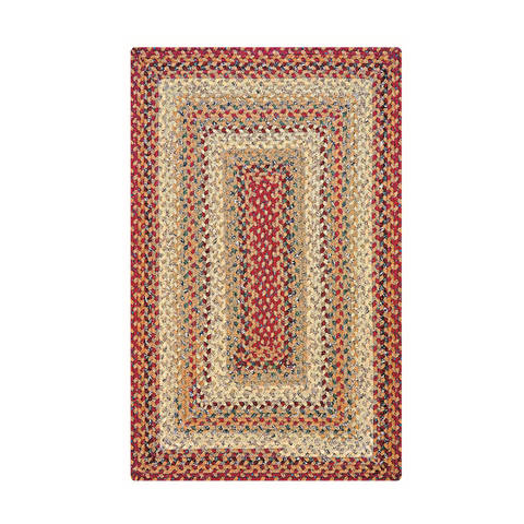 Homespice Cotton Braided Rug Red 60 X 90 Area Rug 415165 816-130334 Image 0