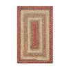 Homespice Cotton Braided Rug Red 80 X 100 Area Rug 416162 816-130335 Thumb 0