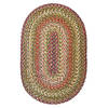 Homespice Ultra Durable Braided Rug Green Oval 23 X 39 Area Rug 300164 816-130340 Thumb 0