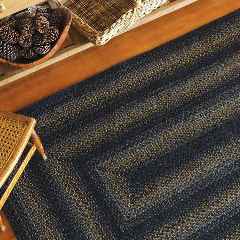 Homespice Jute Braided Rug Black 23 X 39 Area Rug 512703 816-130368 Image 1