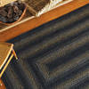 Homespice Jute Braided Rug Black 23 X 39 Area Rug 512703 816-130368 Thumb 1