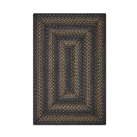 Homespice Jute Braided Rug Black 80 X 100 Area Rug 516701 816-130372 Image 0