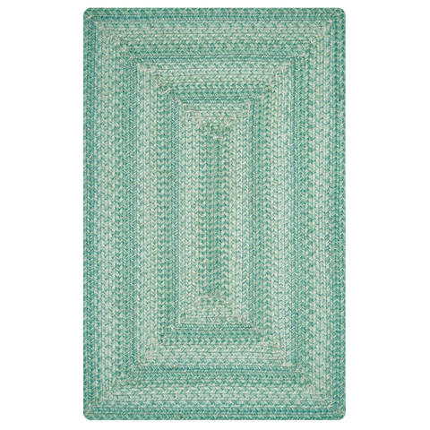 Homespice Ultra Wool Braided Rug Green 23 X 39 Area Rug 712134 816-130397 Image 0