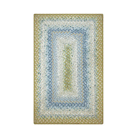 Homespice Cotton Braided Rug Blue 60 X 90 Area Rug 415295 816-130417 Image 0