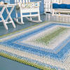 Homespice Cotton Braided Rug Blue Runner 26 X 60 Area Rug 417299 816-130419 Thumb 1