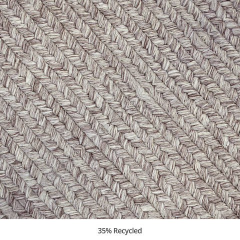 Homespice Ultra Durable Braided Rug Grey 18 X 26 Area Rug 322562 816-130442 Image 2