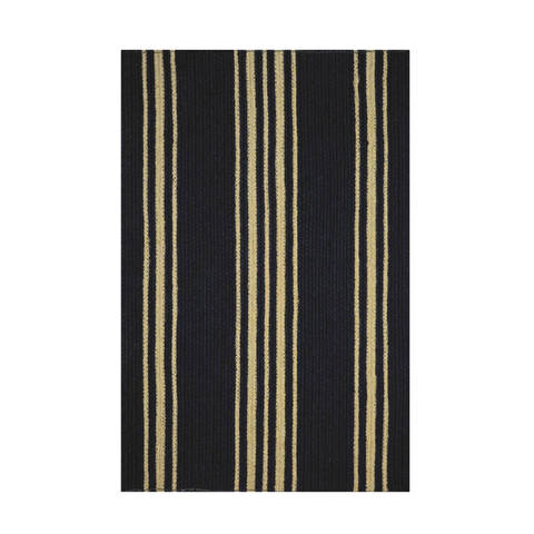 Homespice Jute Braided Rug Black Runner 26 X 80 Area Rug 547118 816-130449 Image 0