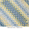 Homespice Cotton Braided Rug Blue Oval 30 X 50 Area Rug 402318 816-130452 Thumb 2
