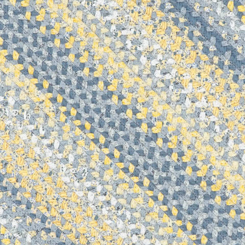 Homespice Cotton Braided Rug Blue Oval 26 X 90 Area Rug 408310 816-130458 Image 1