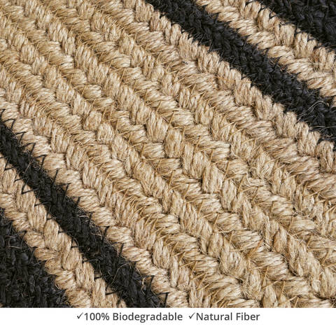 Homespice Jute Braided Rug Brown 40 X 60 Area Rug 543134 816-130472 Image 2