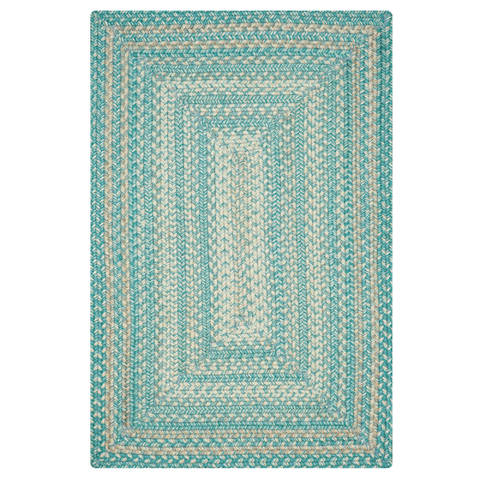 Homespice Ultra Wool Braided Rug Blue 50 X 80 Area Rug 714121 816-130480 Image 0