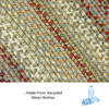 Homespice Ultra Wool Braided Rug Beige 50 X 80 Area Rug 714060 816-130507 Thumb 2