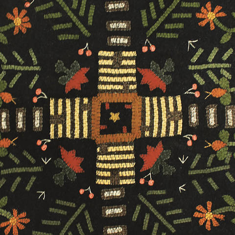 Homespice Penny Rug Black 70 X 90 Area Rug 429575 816-130543 Image 2