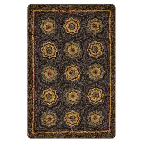 Homespice Hooked Rug Multicolor 20 X 30 Area Rug 121875 816-130545 Image 0