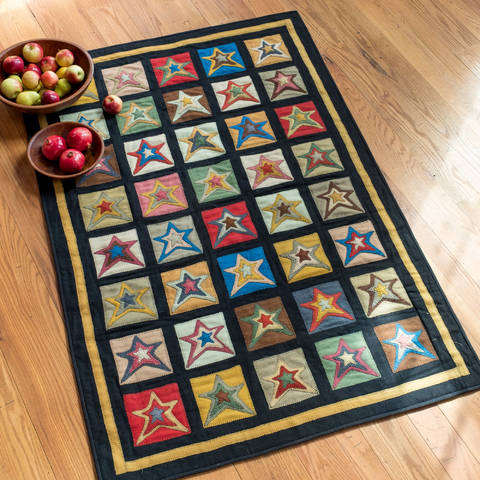 Homespice Penny Rug Black 70 X 90 Area Rug 729125 816-130563 Image 1