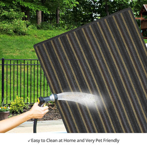 Homespice Avenue Ultra Durable Braided Rug Black 23 X 39 Area Rug 310729 816-130590 Image 4