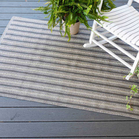 Homespice Avenue Ultra Durable Braided Rug Grey 50 X 80 Area Rug 314710 816-130596 Image 1