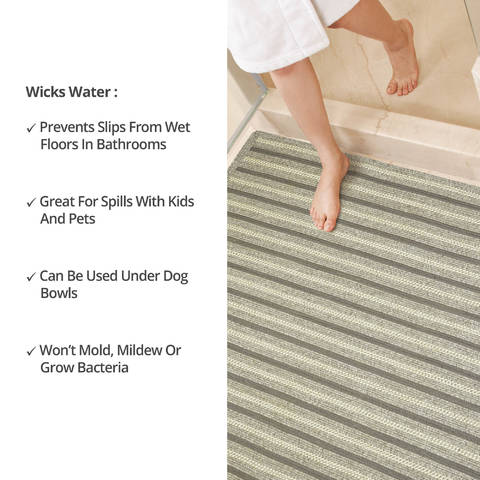 Homespice Avenue Ultra Durable Braided Rug Grey 50 X 80 Area Rug 314710 816-130596 Image 5