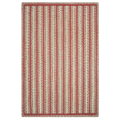 Homespice Avenue Ultra Durable Braided Rug Red 50 X 80 Area Rug 314772 816-130600 Image 0