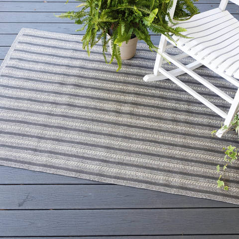 Homespice Avenue Ultra Durable Braided Rug Grey 40 X 60 Area Rug 313737 816-130603 Image 1