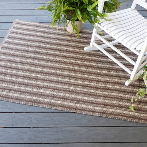 Homespice Avenue Ultra Durable Braided Rug Beige 50 X 80 Area Rug 314765 816-130608 Image 1