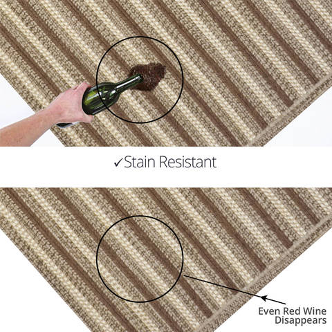 Homespice Avenue Ultra Durable Braided Rug Beige 50 X 80 Area Rug 314765 816-130608 Image 3
