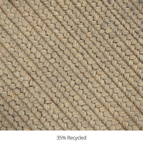 Homespice Ultra Durable Braided Rug Beige Runner 110 X 60 Area Rug 329677 816-130611 Image 1