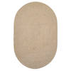 Homespice Ultra Durable Braided Rug Beige Oval 23 X 39 Area Rug 300676 816-130612 Thumb 0