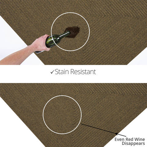 Homespice Ultra Durable Braided Rug Brown Runner 26 X 60 Area Rug 317667 816-130650 Image 2