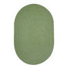 Homespice Ultra Durable Braided Rug Green Oval 20 X 30 Area Rug 301697 816-130679 Thumb 0