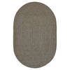 Homespice Ultra Durable Braided Rug Grey Oval 23 X 39 Area Rug 300683 816-130700 Thumb 0