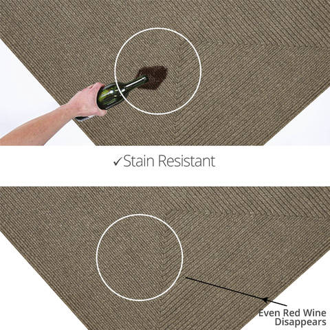 Homespice Ultra Durable Braided Rug Grey 60 X 90 Area Rug 315687 816-130714 Image 3